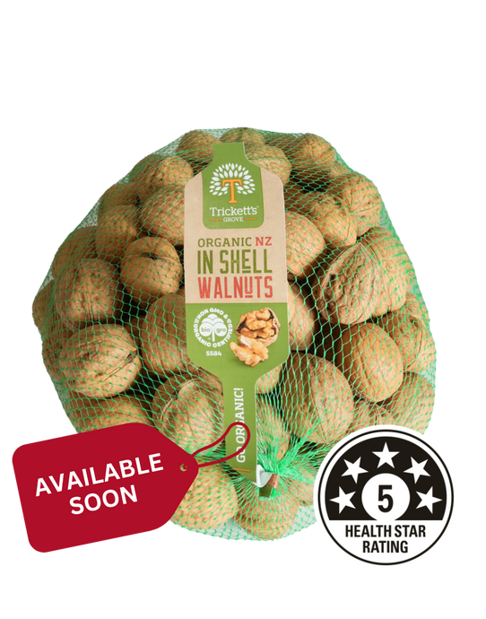 Trickett's Grove Organic Whole Walnuts 1kg