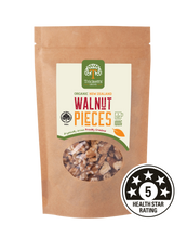 Load image into Gallery viewer, Trickett&#39;s Grove Organic Walnut Pieces 100g in premium packaging