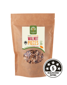 Trickett's Grove Organic Walnut Pieces 300g - NZ Grown - BioGro Certified