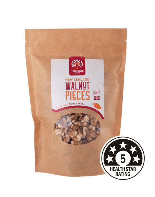 Trickett's Grove Walnut Pieces 300g - NZ Grown